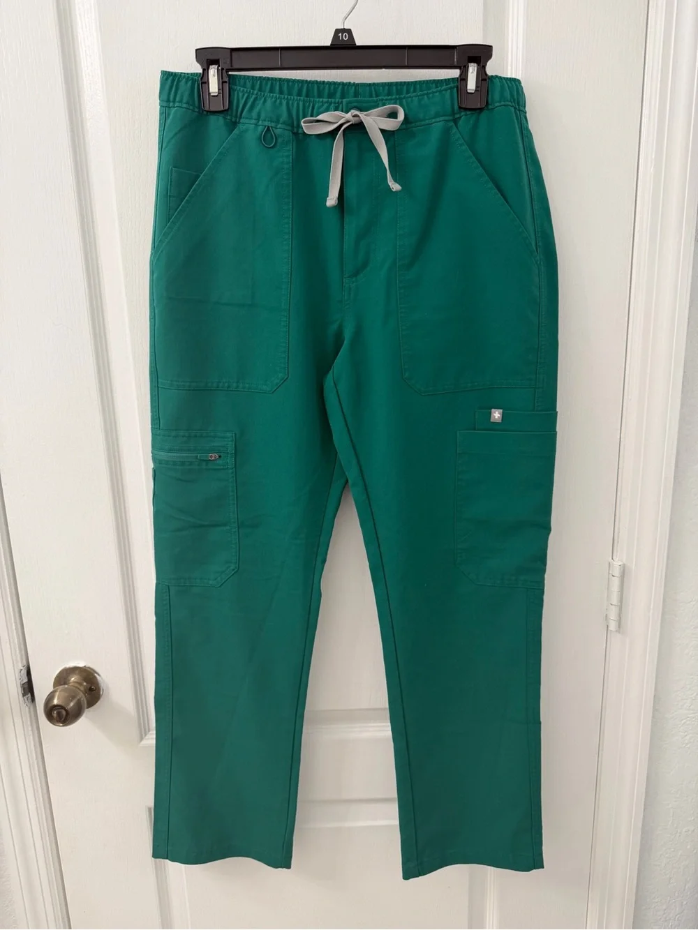 Figs Cairo Straight-Leg Hunter Green Men Scrub Pant (Size S)